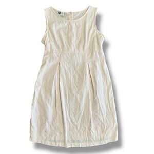 Vintage Tomorrow’s Mother Maternity Dress Medium Pink Linen Embroidered Floral